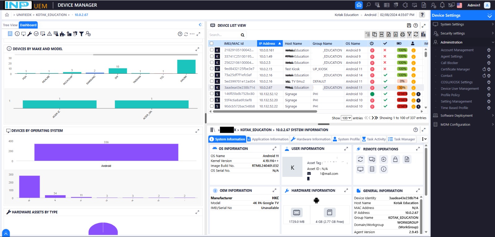 Education Infra Management Plaftorm